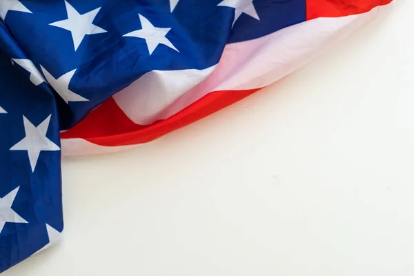 stock image American flag border on white background. High quality photo