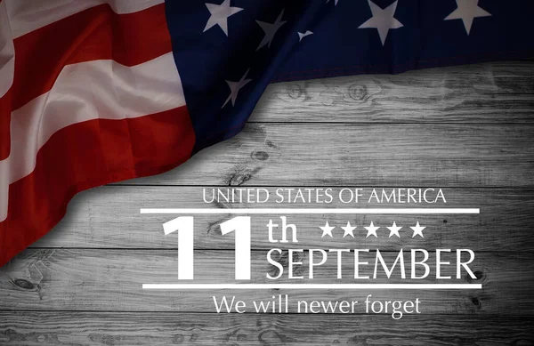 Kom Alltid Ihåg September Kom Ihåg Patriot Day Tvillingtornen Representerar — Stockfoto