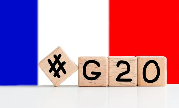 カラフルなカクテル国旗 G20高品質の写真 — ストック写真