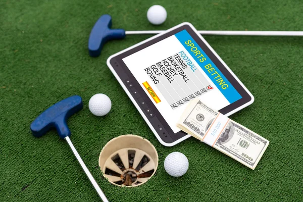 Concept Golf Must Use Budget Cash Prizes Very Competitive High — Stock Photo, Image