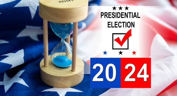 Votez Drapeau Des États Unis Élection Présidentielle Aux États Unis — Photo