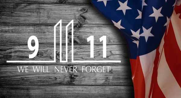 Never Forget Fallen Patriot Day September — Stock Photo, Image