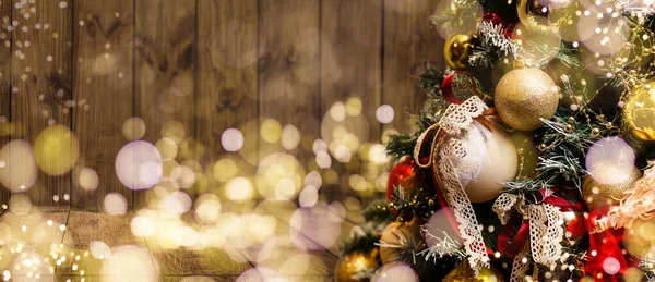 Νέο Έτος Ζεστό Εσωτερικό Σπίτι Χριστουγεννιάτικο Δέντρο Και Γιρλάντες Υψηλής — Φωτογραφία Αρχείου