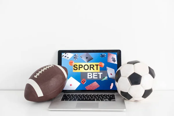 Isometric Football Betting Online Make Money High Quality Photo — Stock Photo, Image