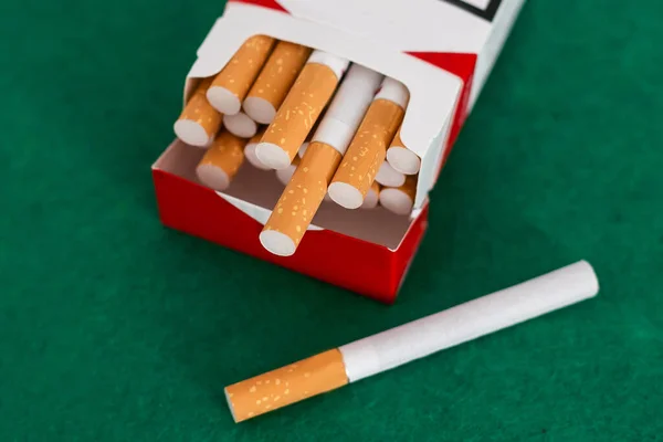 Fumer Des Cigarettes Mauvais Pour Santé Photo Haute Qualité — Photo