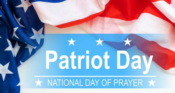 Lettering Illustration Patriot Day Poster Cards Banners Template High Quality — Stock Photo, Image