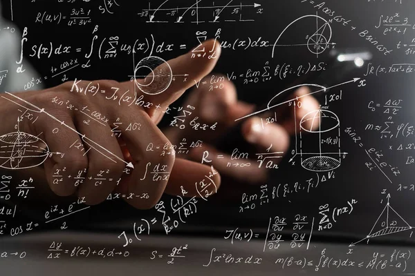 Matematiska Formler Hög Utbildning Koncept — Stockfoto