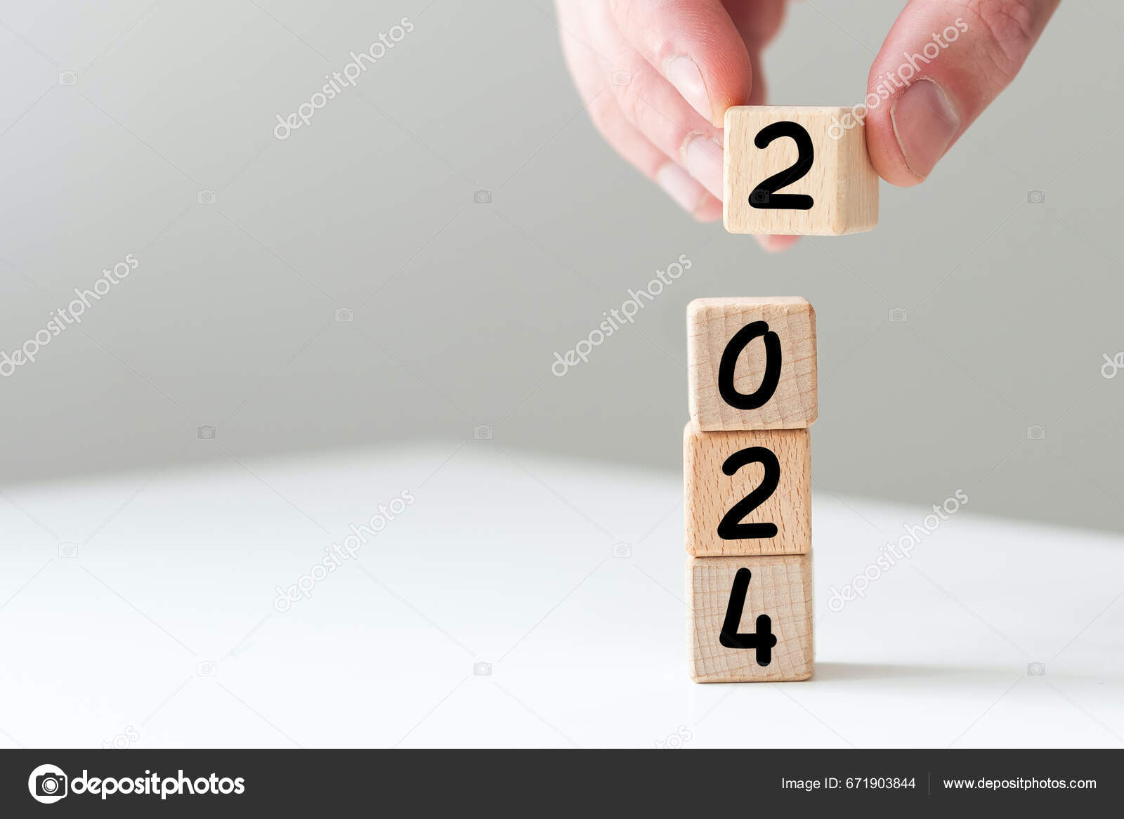 Fra 2023 Til 2024 Glædelig Jul Godt Nytår Hvid Baggrund — Stock-foto ...