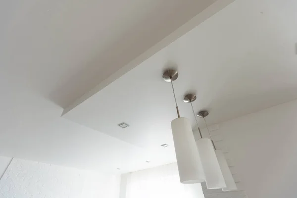工事現場の家の石膏ボードの天井 高品質の写真 — ストック写真