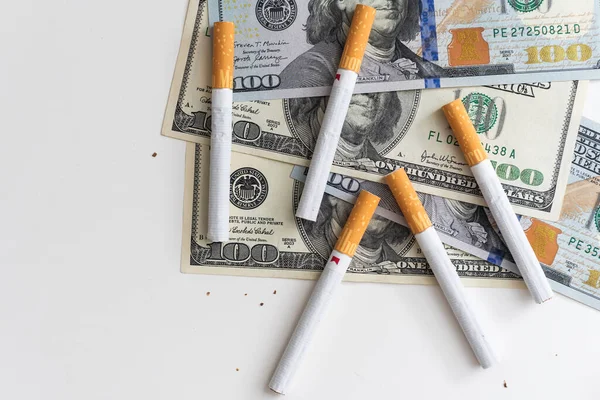 Sigarayı Bırak Başka Bir Şey Için Para Biriktir Yüksek Kalite — Stok fotoğraf