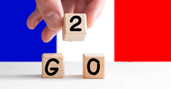 Színes Koktél Nemzeti Zászlók G20 Kiváló Minőségű Fénykép — Stock Fotó