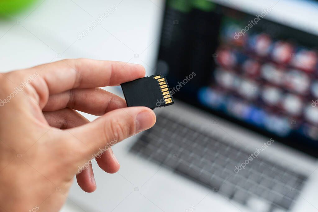 Adapter, micro sd card chip.