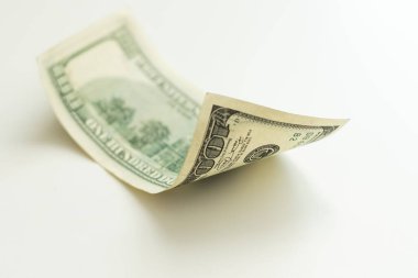 Dolar, Kağıt Para, Amerikan Doları, Eğri Dolar, Uçan Para, Render. Yüksek kalite fotoğraf