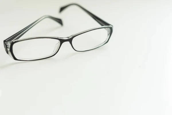 Black Glasses Isolated White Backgound — Stock Photo, Image