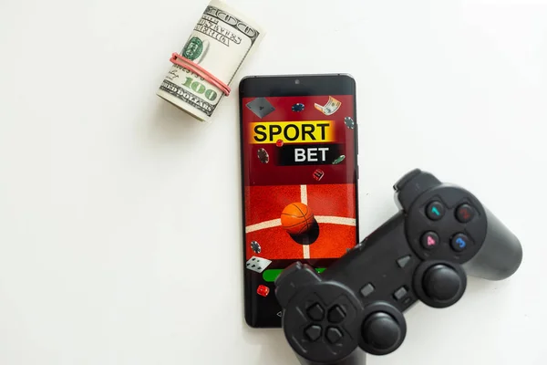 Pariuri Sport Telecomandă Pentru Joc — Fotografie, imagine de stoc