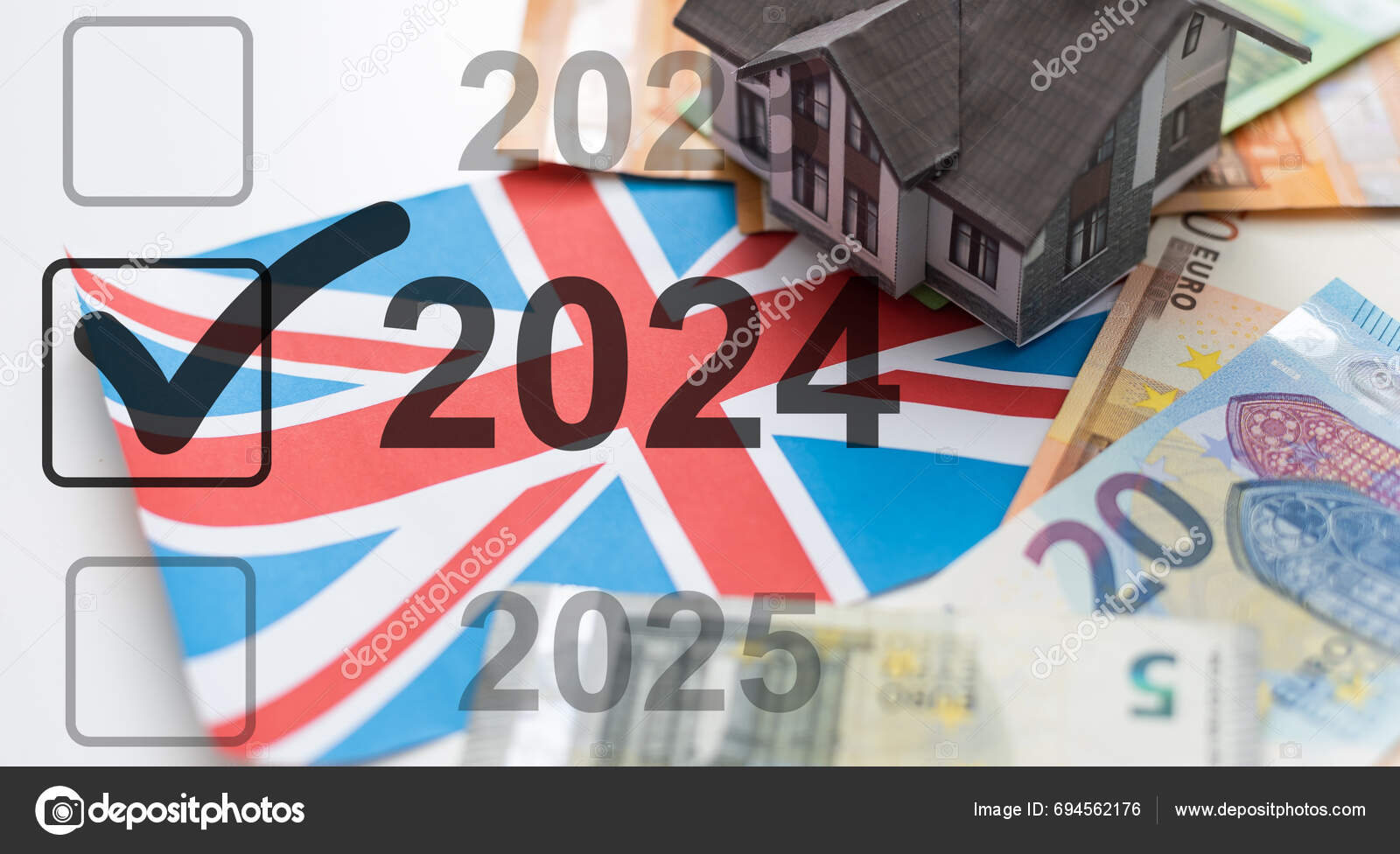 United Kingdom Budget 2024 Title Flag Together Illustration Fabric   Depositphotos 694562176 Stock Photo United Kingdom Budget 2024 Title 