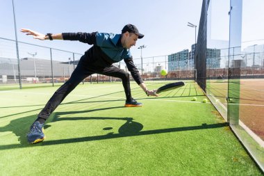 Raket tenisçileri maça hazır. Yüksek kalite fotoğraf
