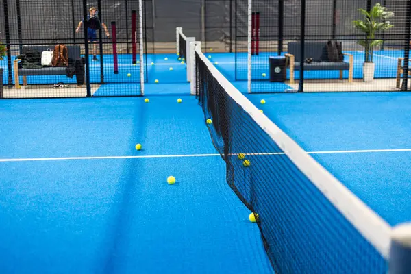 Paddle Tennisplätze Racket Sports Konzept Hochwertiges Foto Stockbild