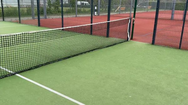 Tenis padel kortu çimenliği. Yüksek kalite fotoğraf