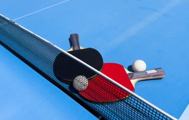 Masa tenisi için masa tenisi raketleri. Yüksek kalite fotoğraf