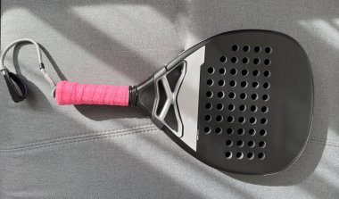 Kürek topu raketinin yakın çekimi. Yüksek kalite fotoğraf