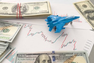 Kavram: Rusya Federasyonu 'nun bütçesinin çoğu orduyu desteklemeyi amaçlıyor. Yüksek kalite fotoğraf