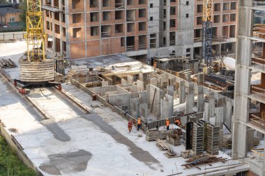 İnşaat işçisi. Yüksek kalite fotoğraf