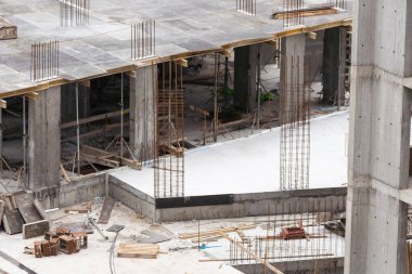 İnşaat Turnası Modern İnşaat Konsepti. Yüksek kalite fotoğraf