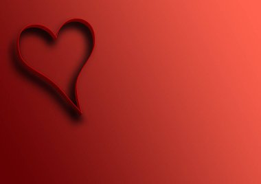 Pankart. Arka planda kalpler. Sevgililer Günü. Yazıtlar için alanı kopyala