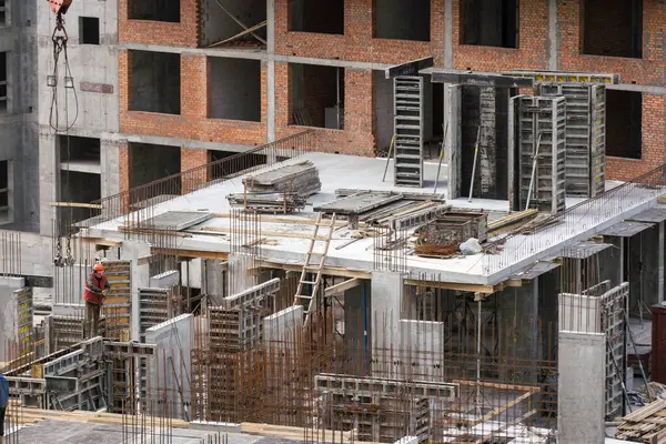 İnşaat Turnası Modern İnşaat Konsepti. Yüksek kalite fotoğraf