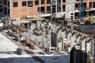 İnşaat işçisi. Yüksek kalite fotoğraf