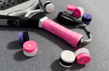  Profesyonel raket ve raket sarma. Yüksek kalite fotoğraf