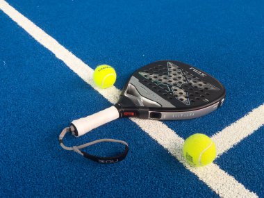 Kyiv, Ukrayna, 14 Temmuz 2024. Padel raket nox. Yüksek kalite fotoğraf