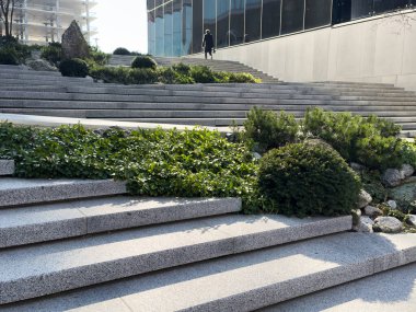 Kiev, Ukrayna - 20 Mart 2025 - Birim Şehri yerleşim merkezi. Yüksek kalite fotoğraf