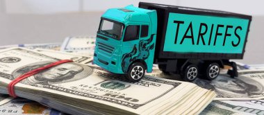 Gümrük savaşı nakliyat, ticaret ve ticaret konsepti. Yüksek kalite fotoğraf