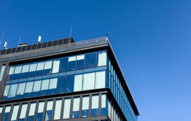 Mimari, Glass wall Modern bina dış soyut fütüristik arka plan detaylarını anlatıyor. Yüksek kalite fotoğraf