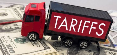 Gümrük savaşı nakliyat, ticaret ve ticaret konsepti. Yüksek kalite fotoğraf