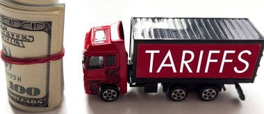 Gümrük savaşı nakliyat, ticaret ve ticaret konsepti. Yüksek kalite fotoğraf
