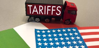 Gümrük savaşı nakliyat, ticaret ve ticaret konsepti. Yüksek kalite fotoğraf