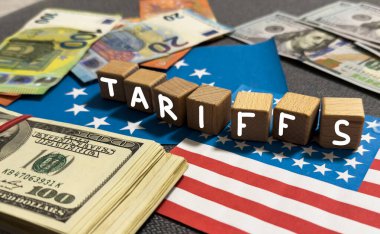 Gümrük ve Ekonomik Etki A.B.D. Ticaret ve Mali Maliyetleri. Yüksek kalite fotoğraf