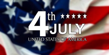 4 Temmuz Vatanseverlik Günü ABD Sembolleri. Ulusal kutlama 4 Temmuz federal bayramı Amerika Birleşik Devletleri. Amerikan bayrağı Yıldızlar ve Çizgiler Kırmızı, Beyaz ve Mavi Eski Zafer Yıldızlı Bayrağı. Yüksek kalite fotoğraf