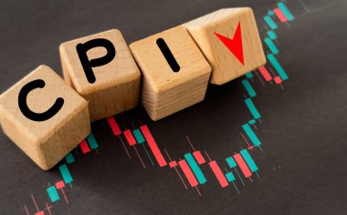 Arkaplanda bulanık bir şamdan grafiği olan Cpi harfleri yatırımları, finansal büyümeyi ve piyasa dalgalanmalarını sembolize ediyor. Yüksek kalite fotoğraf