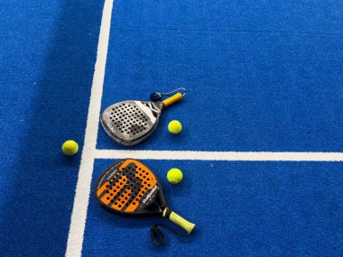 Kyiv, Ukrayna, 4 Kasım 2024. Padel raketi, Bullpadel, Yüksek kalite fotoğraf