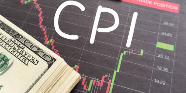 CPI Tüketici Fiyat Endeksi Kelimesi. Yüksek kalite fotoğraf
