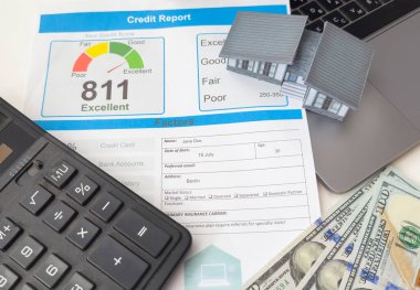 Kredi Notları Finans Bankası Ekonomi Konsepti. Yüksek kalite fotoğraf