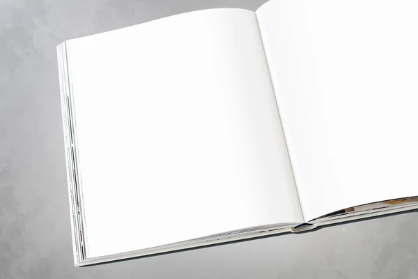 Boek Blanco Open Achtergrond — Stockfoto