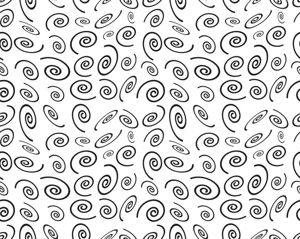 Modèle Spirale Sans Couture Pour Tissu Fonds Écran Papier Emballage — Image vectorielle