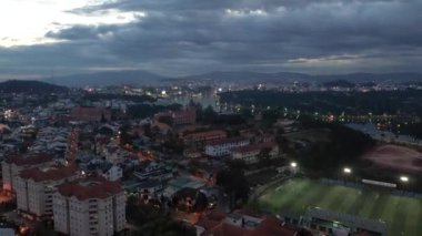 Pedagogical College Dalat or Lycee Yersin School in Dalat, Vietnam. The school was founded in 1927 in Dalat to educate the children of French colonialists. Hyperlapse video