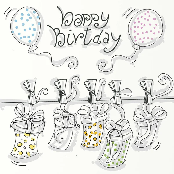 Happy Birthday Mit Tortenmaskottchen Designs Für Humorvolle Jungs Für Partys — Stockfoto
