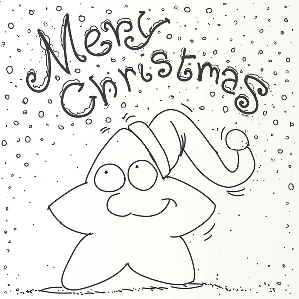Feliz Navidad Con Estrellas Diseños Mascotas Para Chicos Divertidos Para —  Fotos de Stock